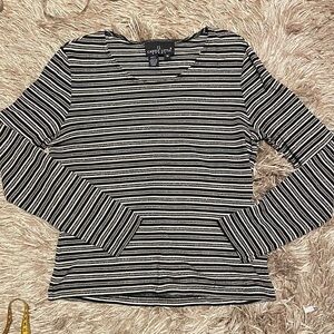 𝅺CAROLE Little Long Sleeve Stripe‎ Shirt